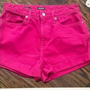 Wild Fable Hot Pink High Waist Shorts